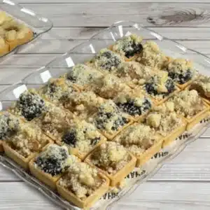 מיני פאי קרמבל תפוחים ופרג