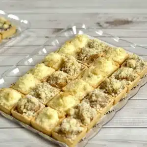 מיני פאי קרמבל גבינה ותפוחים